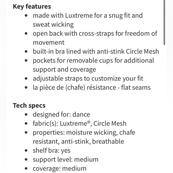 Lululemon Chasse leotard bodysuit black swan dance ballet size 4 - Picture 2 of 10